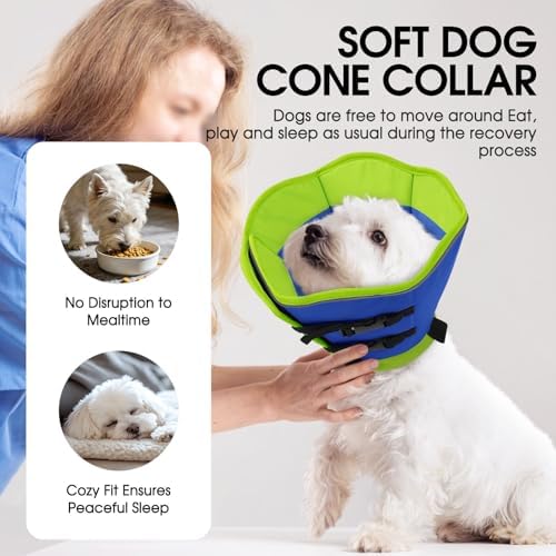 Dog Cones for Medium Dogs, Soft Cone for Dogs to Stop Licking