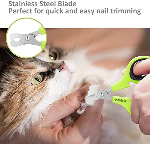 Pet Nail Clippers, Cat & Kitten Claw Nail Clipper Safe Sharp Trimmer
