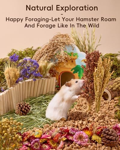 BUCATSTATE Natural Hamster Bedding Flowers & Herbs & Sprays