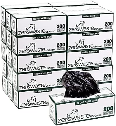 Zero Waste USA - 6,000 Premium Dog Waste Station Refill Bags, 30 Rolls