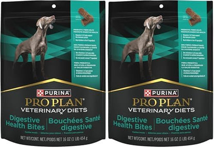 Pro Plan Veterinary Diets Purina Digestive Health Bites Dog Treat Chews - 16 oz. Pouch (Pack of 2)