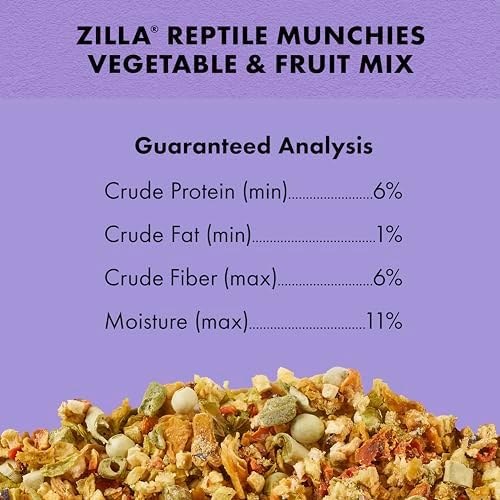 Zilla Reptile Munchies Vegetable and Fruit Mix 4 oz.