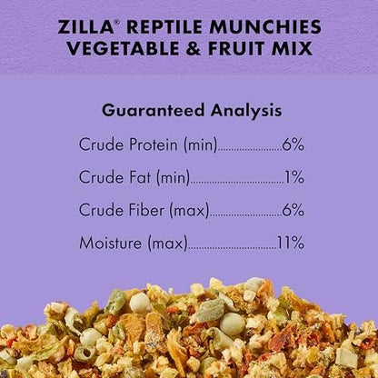 Zilla Reptile Munchies Vegetable and Fruit Mix 4 oz.