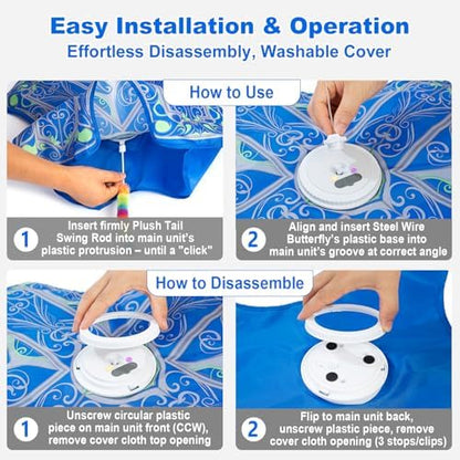 Interactive Cat Toys for Indoor Cats,Automatic Kitten Tunnel Toy