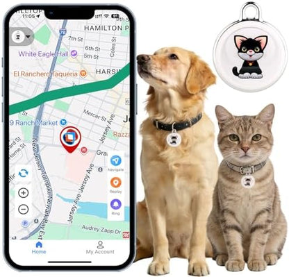 GPS Tracker for Dogs Mini Easy-to-Use Cat GPS Tracker