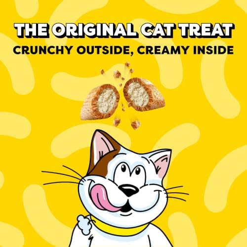 Temptations Jumbo Stuff Crunchy & Soft Cat Treats, Salmon, 5.3 oz, 10 Pack