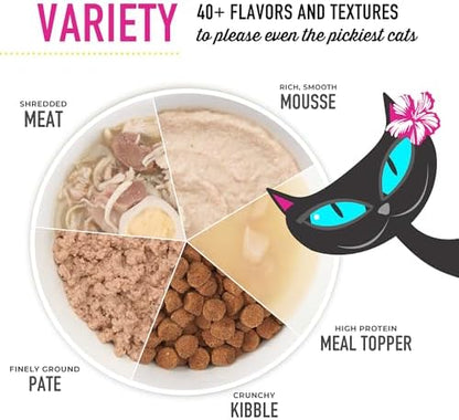Tiki Cat Stix Mousse Treats, Single Serve Indulgent Lickable Treat or Dry Food Topper, with Chicken in Creamy Gravy, 0.5 oz. Servings (Pack of 40)