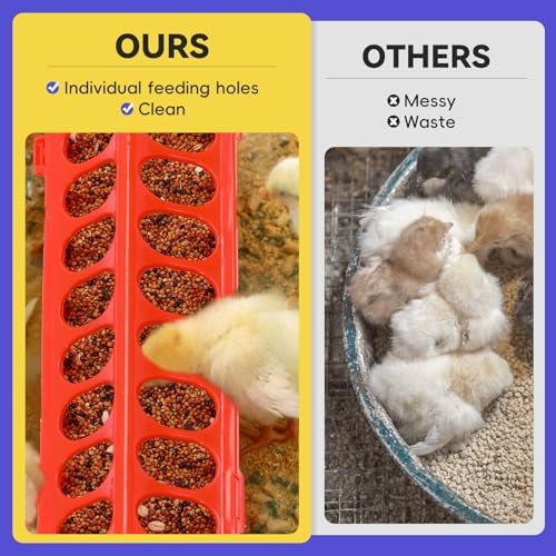 Pawaboo Chick Brooder Box for Chick Starter Kit, Black