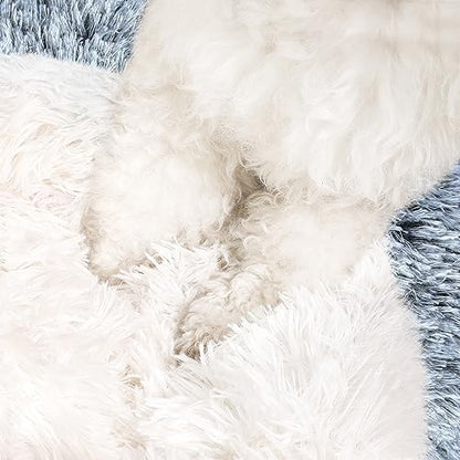 NOYAL Hooded Donut Bed, Calming Cave for Cats & Small Dogs