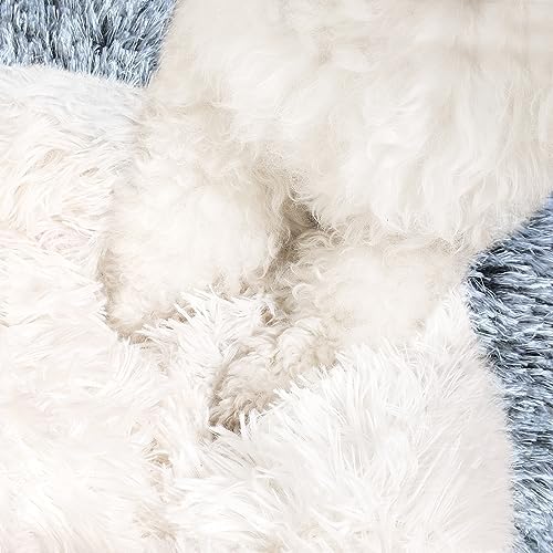 NOYAL Hooded Donut Bed, Calming Cave for Cats & Small Dogs