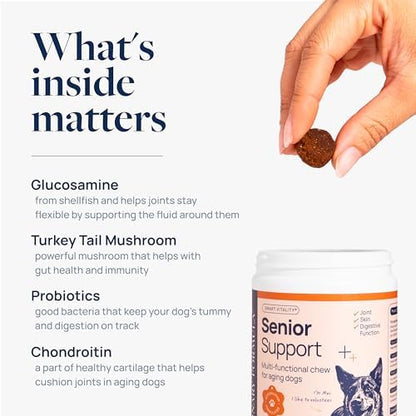 Veterinary Formula Smart Vitality Senior Support Supplement, 60 Soft Chews