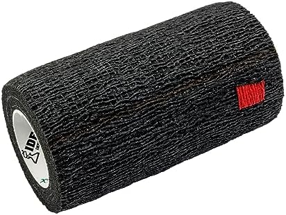 SyrFlex Cohesive Bandage 4” Black 4 pk