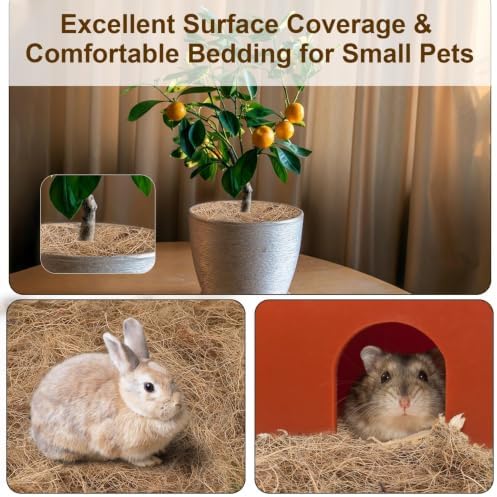 Sukh 2PCS Coconut Fiber for Bird Nest - Bird Nest Bedding for Hummingbird Finch