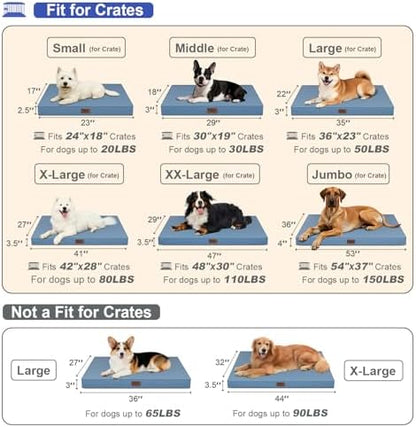 Outdoor Extra Large Dog Bed XXL for Giant Breed Dogs