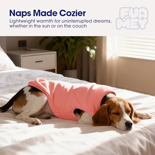 FUAMEY Dog Fleece Vest for Large Dogs,Warm Stretchy Dog Sweatshirts Pullover with Leash Hole Dogs Sweater Soft Pet Turtleneck Cozy Pet Vest Lightweight Sleeveless Orange XL