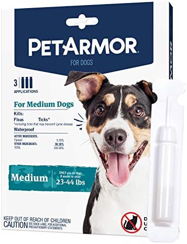 PetArmor Flea & Tick Topical Dogs 23-44 lbs, Fipronil, 3-Month
