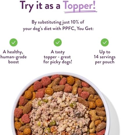 Portland Pet Food Company Fresh, Human Grade Dog Food Topper & Meal 8 Pack