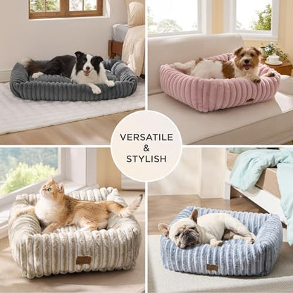 Bedsure ComfyFleece™ Dog Bed for Small Dogs & Cats Washable，20in Amphora