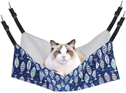 Cat Hammock Bed for Cage, 22x18 inch Adjustable Hanging Cat Hammock
