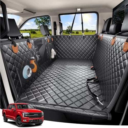 Zanch Hard Bottom Dog Seat Cover for Trucks, 28.5" XL Back Seat Extender