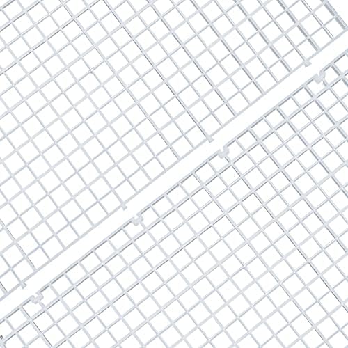 ALEGI 12 Pcs Aquarium Fish Tank Divider Plastic Egg Crate, L