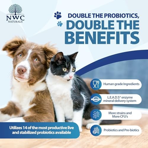 NWC Naturals Total-Biotics Dog & Cat Probiotic Powder 2.22 oz, 100 Servings