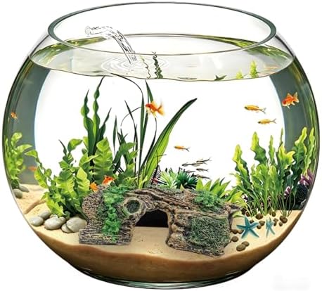 Resin Hollow Tree Trunk Fish Tank Decorations Bettas House Cave