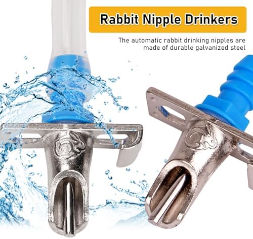 20Pcs Rabbit Nipple Drinker Automatic Watering System Kit