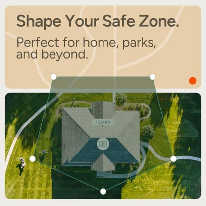 Molly&Cody Smart Dog & Cat GPS Tracker, 4 Smart Modes Real-Time Pet Tracker with Custom Virtual Fence IP67 Waterproof Location History & 365-Day Health Data Monitoring, Subscription Required