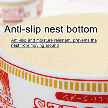 寵幸 Ramen Noodle Cat Bed, Soft Warm Washable for Cats Dogs