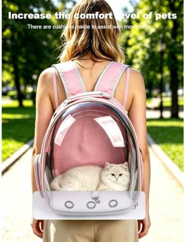 Expandable Pet Backpack 14"×15"×16.5" Cats Dogs Carrier Bag