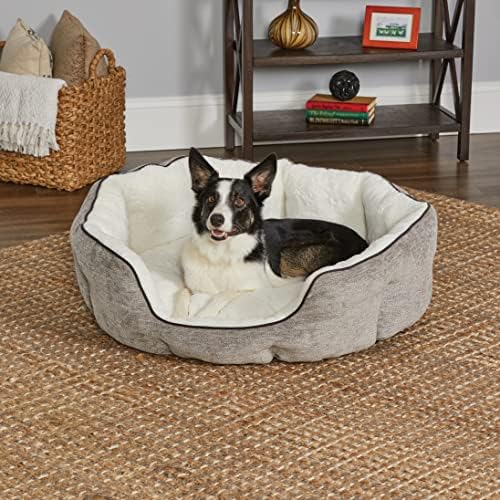 MidWest Homes for Pets Medium QuietTime Deluxe Pet Bed- Taupe/Fur