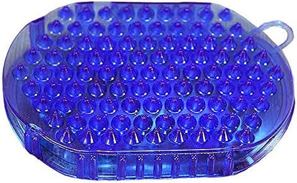 Tough-1 Rubber Jelly Massage Mitt Purple