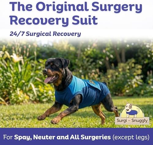 Surgi Snuggly Dog Surgery Recovery Suit, Cone Alternative, Spay/Neuter 2XLS