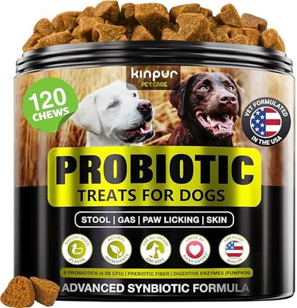 Probiotics for Dogs with Digestive Enzymes & Prebiotics - Sensitive Stomach