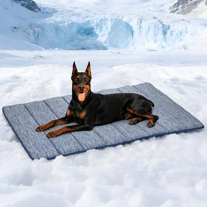 Dog Cooling Mat for Large Dogs, 47"x29" Memory Foam Pet Pad