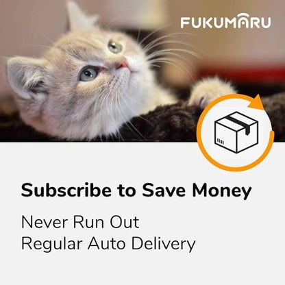 FUKUMARU Tofu Cat Litter - White Tea Scented Natural Lightweight Cat Litter Pellets, Dust Free Quick Clumping, Effective Odor Control, Flushable, Low Tracking, 24lb (6lb x 4 Bags)