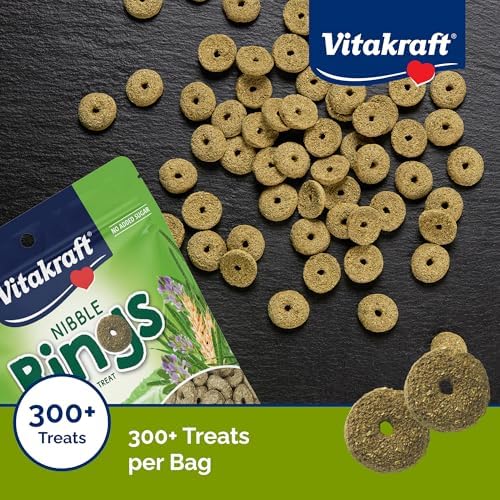 Vitakraft Nibble Rings Small Animal Treat 10.6 oz.