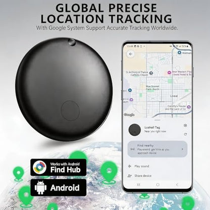 GPS Tracker for Vehicles - No Subscription Tracker Device for Vehicles, No Monthly Fee & SIM Card for Car Tracker Device Hidden for Android and iPhone, IP68 Waterproof, Safe & Durable, Small