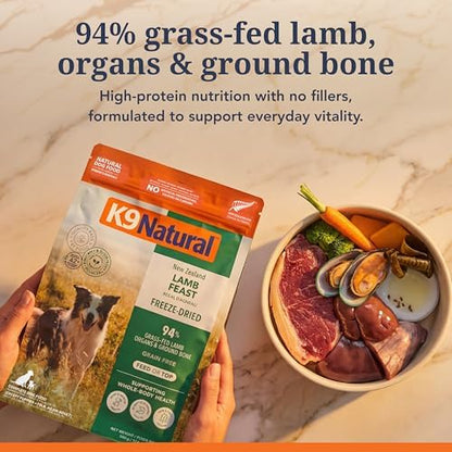 K9 Natural - Freeze Dried High Protein Grain-Free Dog Food Or Topper