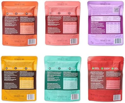 Portland Pet Food Company Fresh, Human Grade Dog Food Topper & Meal 6 Pack