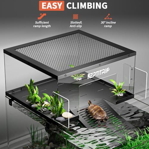 Stainless Steel Turtle Basking Platform, for 18‑20 Inch Wide Aquariums, XL