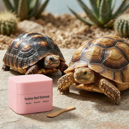 Tortoise Shell Conditioner Balm – Turtle Shell Moisturizer for Dry Shell Care & Treatment, Reptile Shell Balm 50 g
