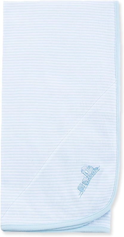 Little Me Blankets for Baby Boys' Thank Heaven for Little Boys' Swaddling Receiving Blanket