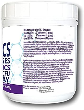 HealthyGut™ Probiotics for Horses Dietary Supplement, All-Natural Digestive System Performance Formula (90 Days)