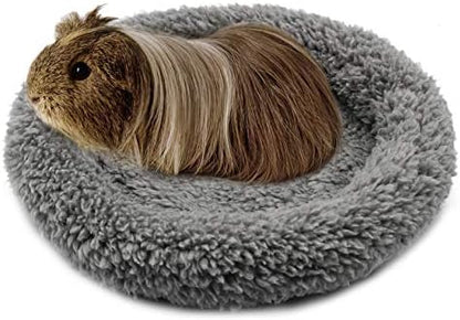 BWOGUE Hamster Bed, Round Velvet Sleep Pad for Guinea Pigs and Rats, 8.7 in