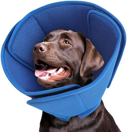 Queenmore Dog Cone Soft Cone for Dogs to Stop Licking After Surgery
