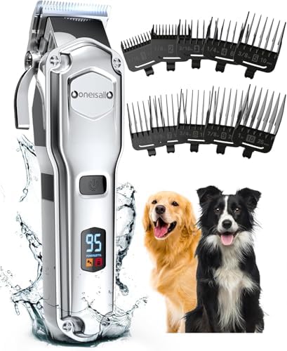 oneisall Dog Clippers for Grooming Thick Heavy Coats