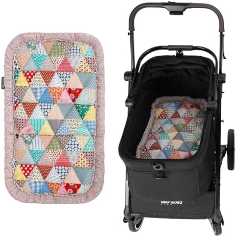Beberoad Reversible Pet Stroller Mat - Double-Sided Cooling and Warming Mat, Washable Mat, Suitable for Cats and Medium-Sized Dogs, Use in All Seasons