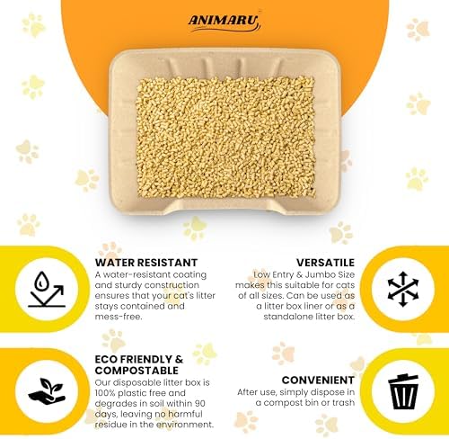 Disposable Litter Boxes (Jumbo - Low Entry, 4-Pack)